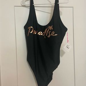 Women’s Black One Piece Vanilla Beach Swimsuit
